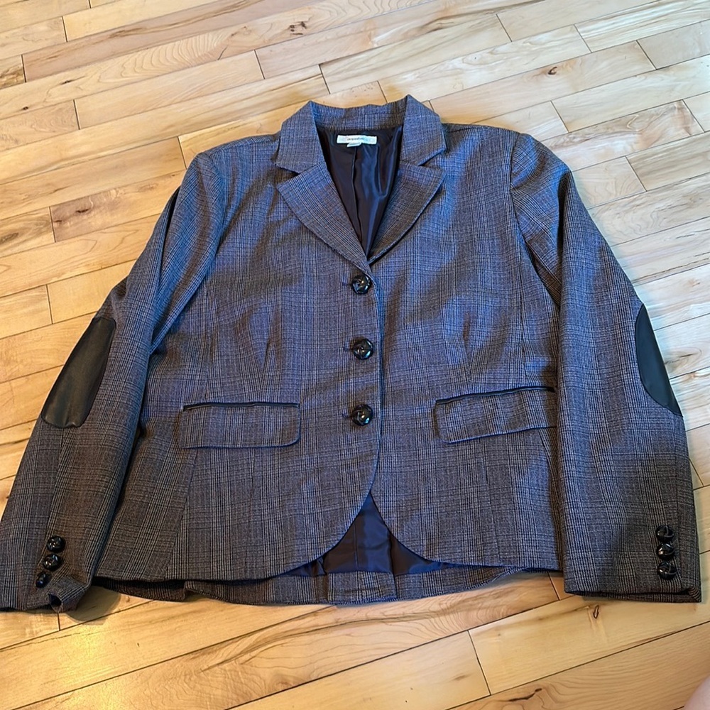 Dress Barn Plaid Blazer